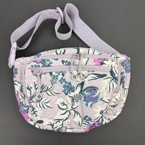 Vera Bradley Featherweight Belt Bag Fresh Cut Floral Lavender Waist Crossbody